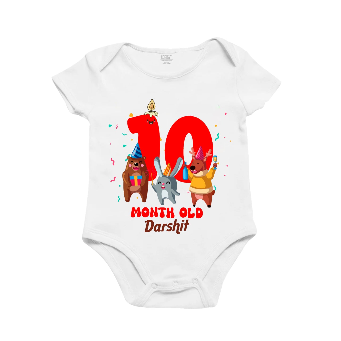 Infant monthly Birthday Bliss Onesie