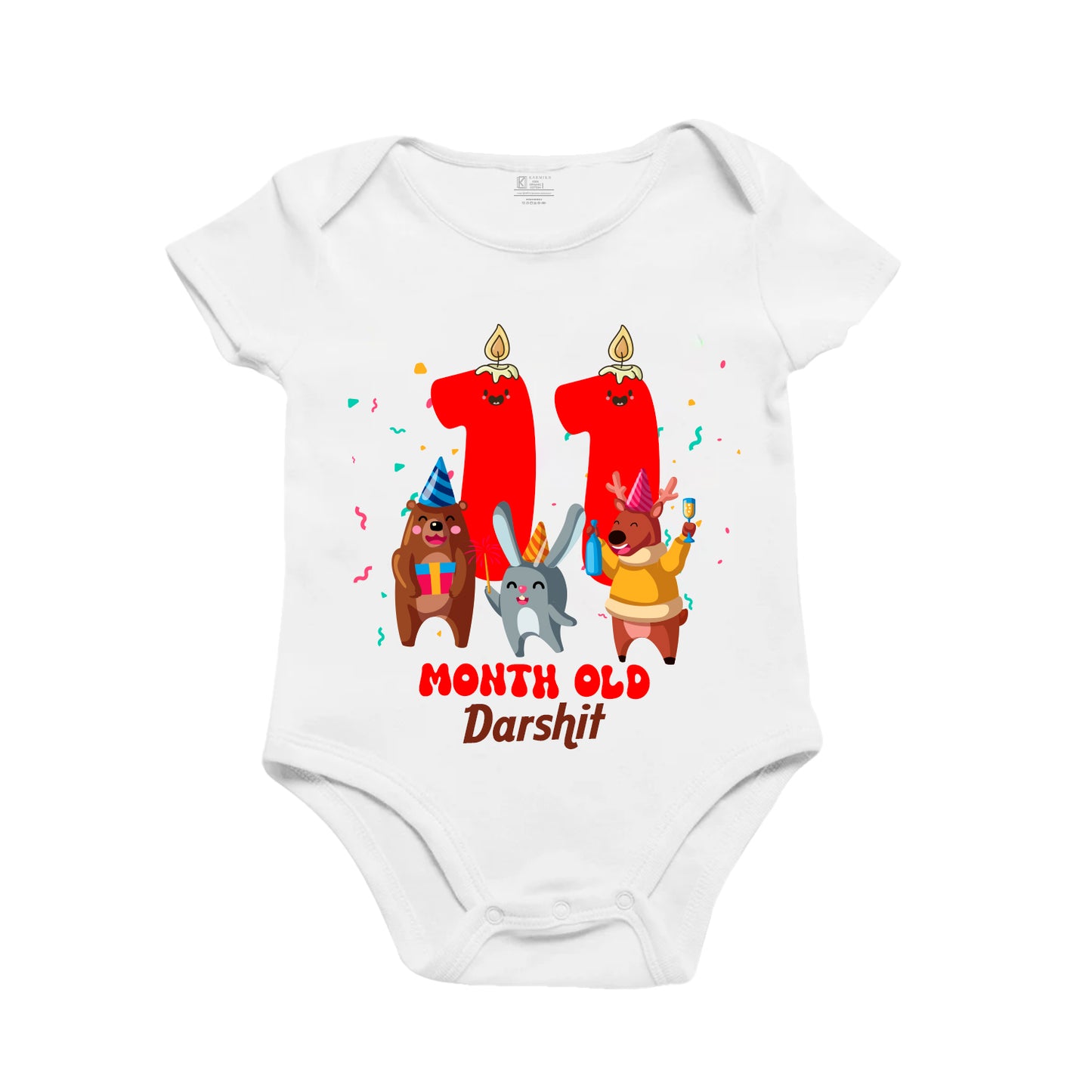Infant monthly Birthday Bliss Onesie