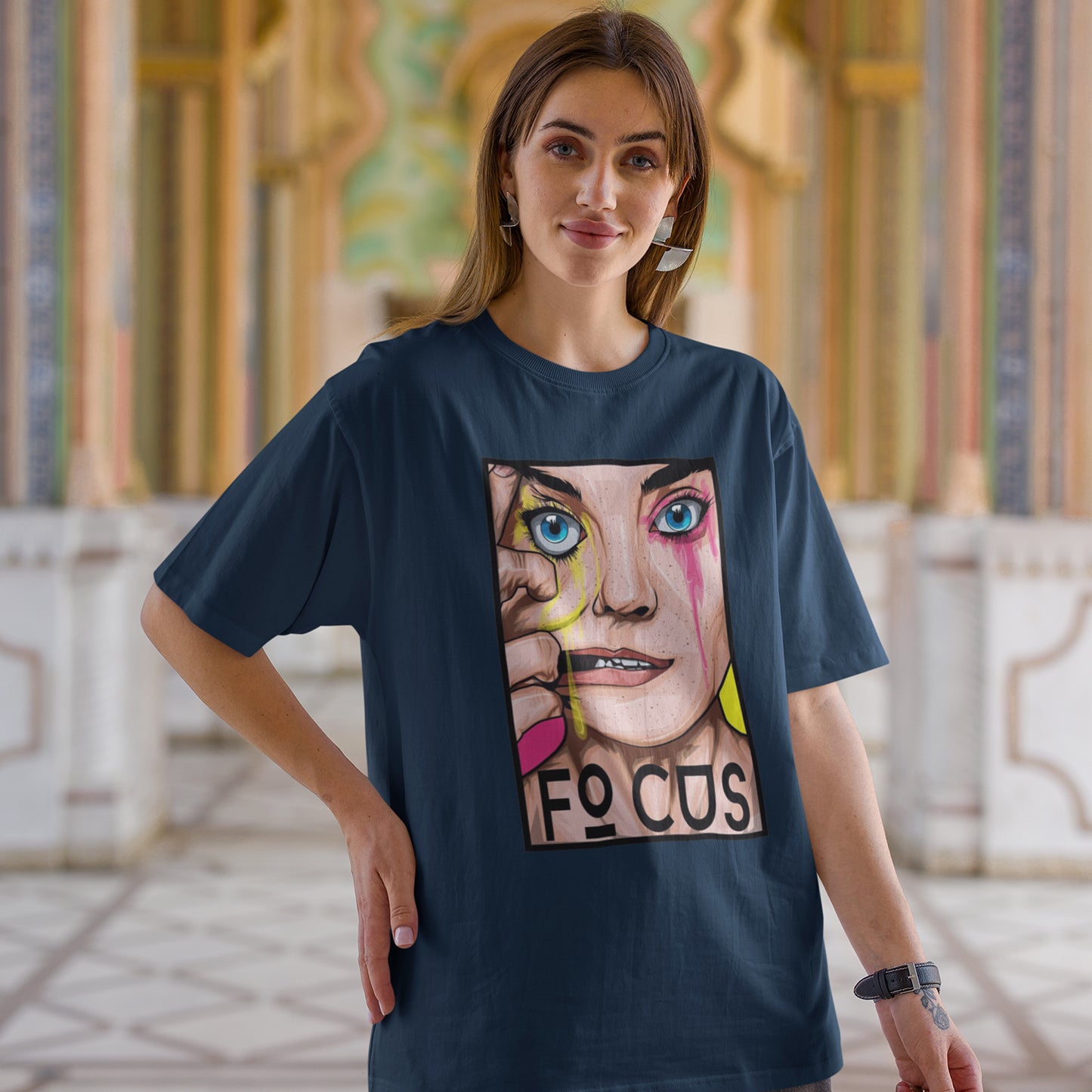 Focus Women Oversized Tee