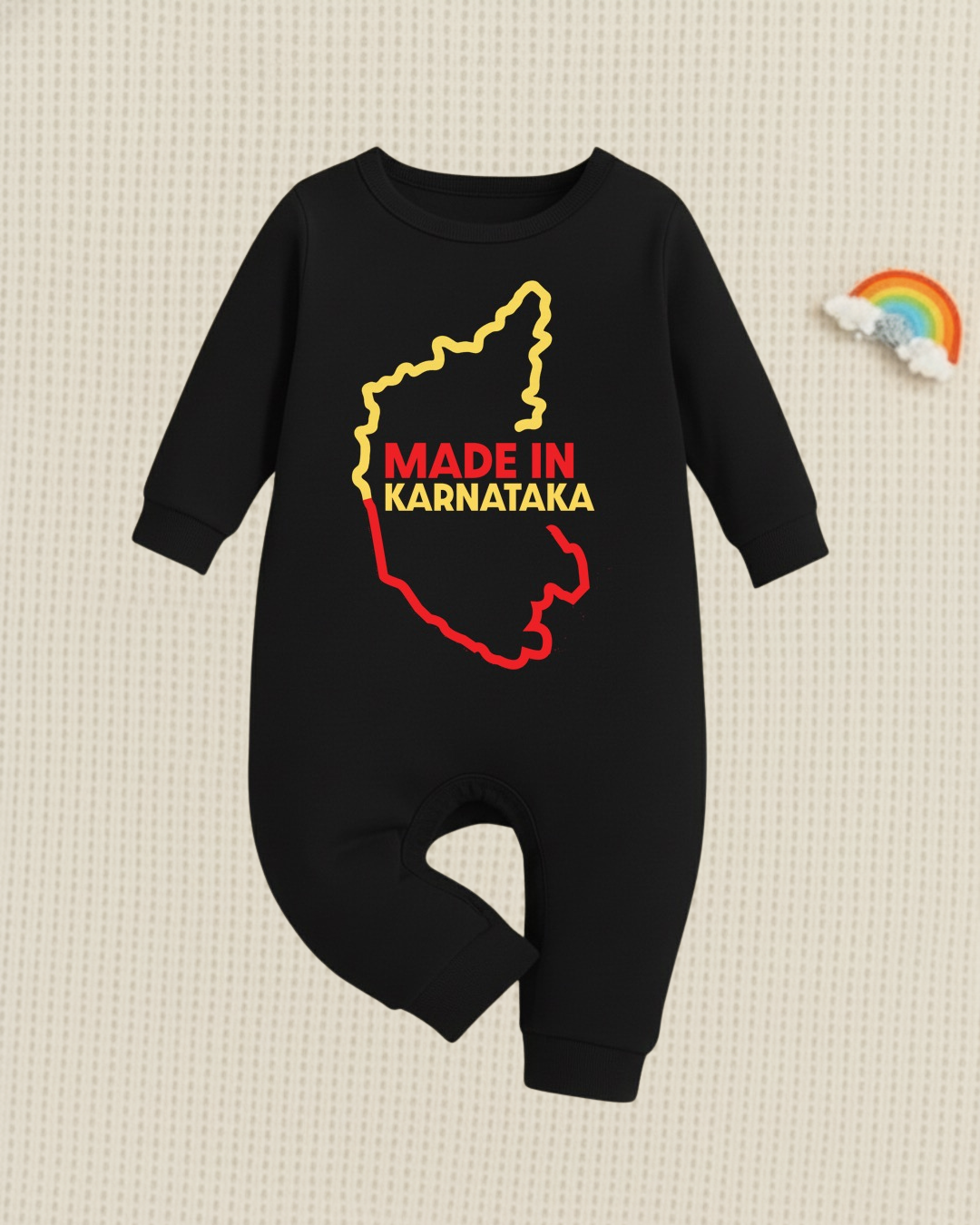 Made In Karnataka _ Black Full Romper