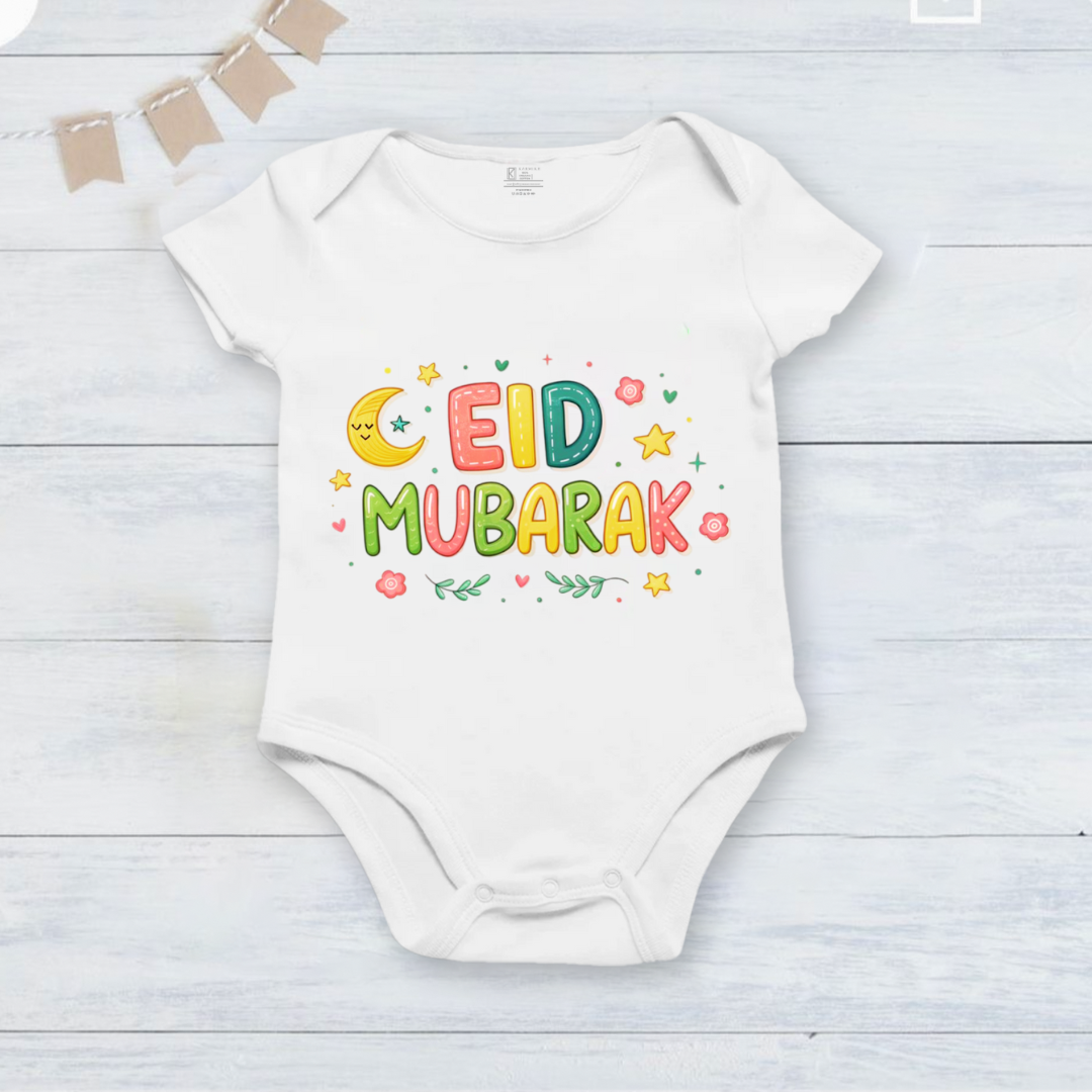 Newborn & Baby Clothing | Eid Mubarak | Soft Cotton