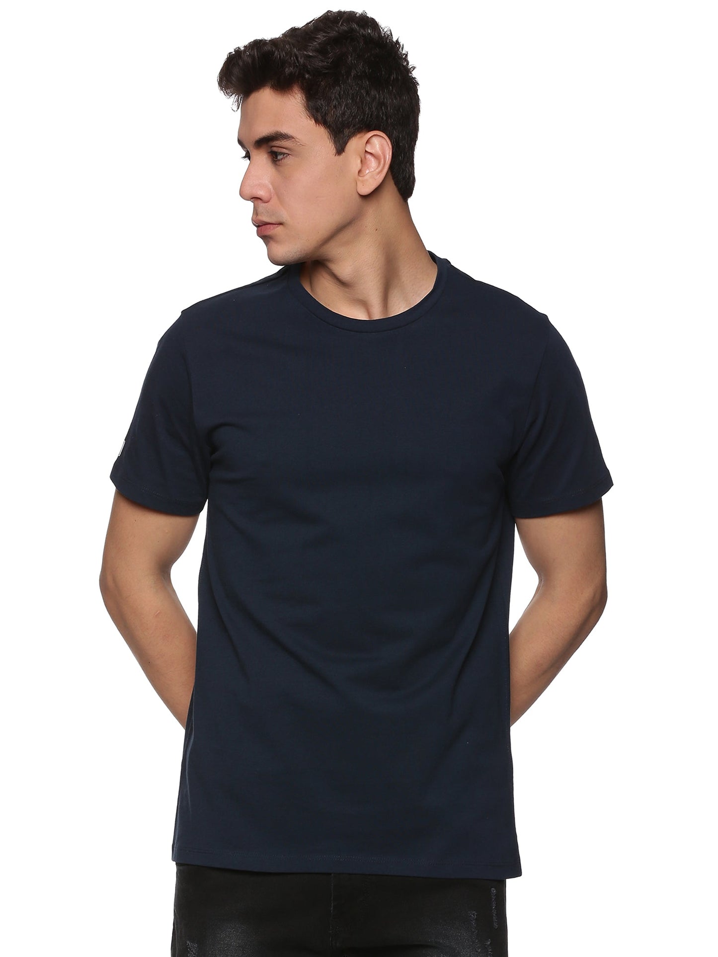 Men Round Neck Basic Organic T-Shirt - Pack Of 2 (Premium)