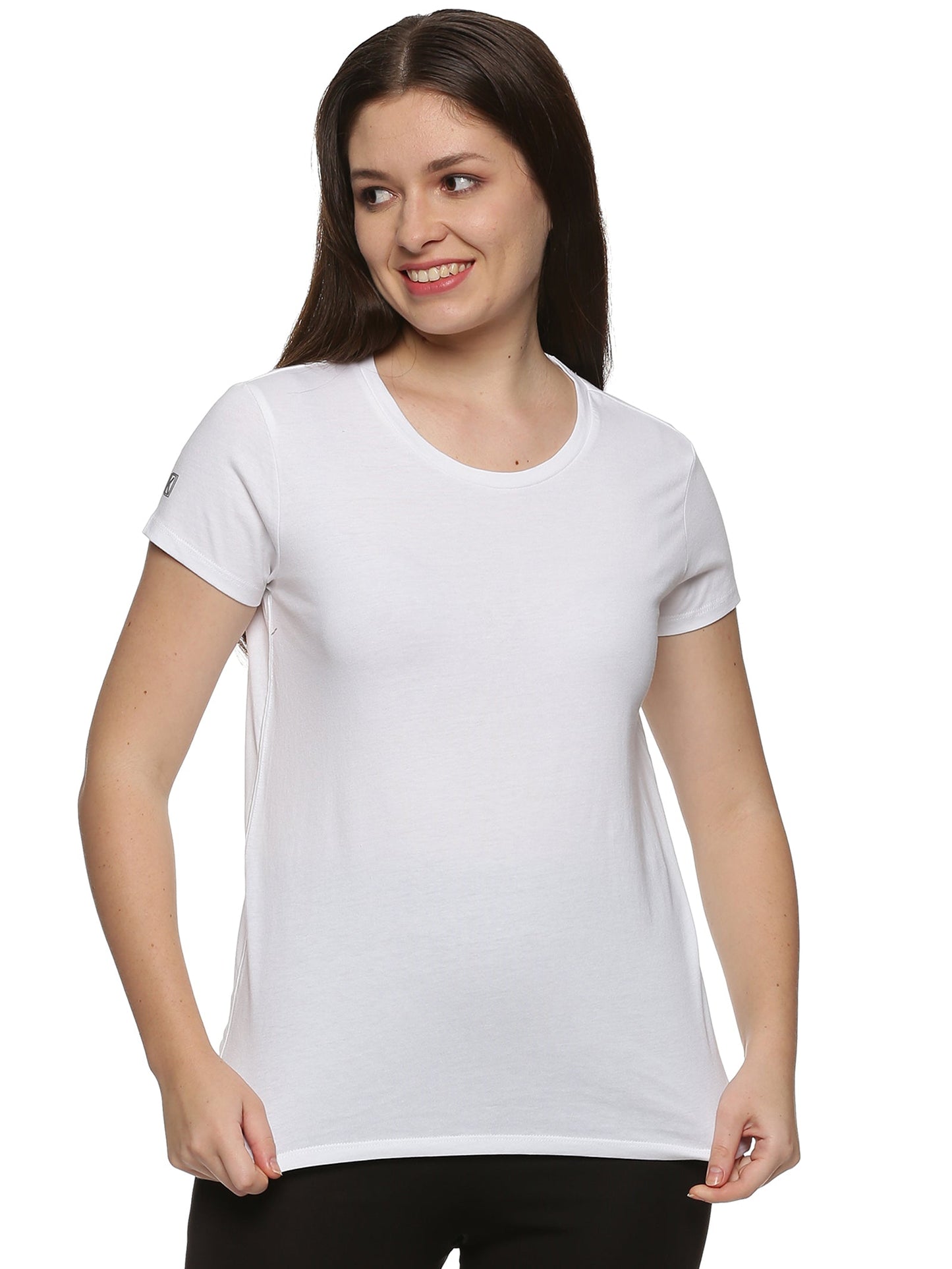 Women Round Neck Cotton Tee - Pack of 2