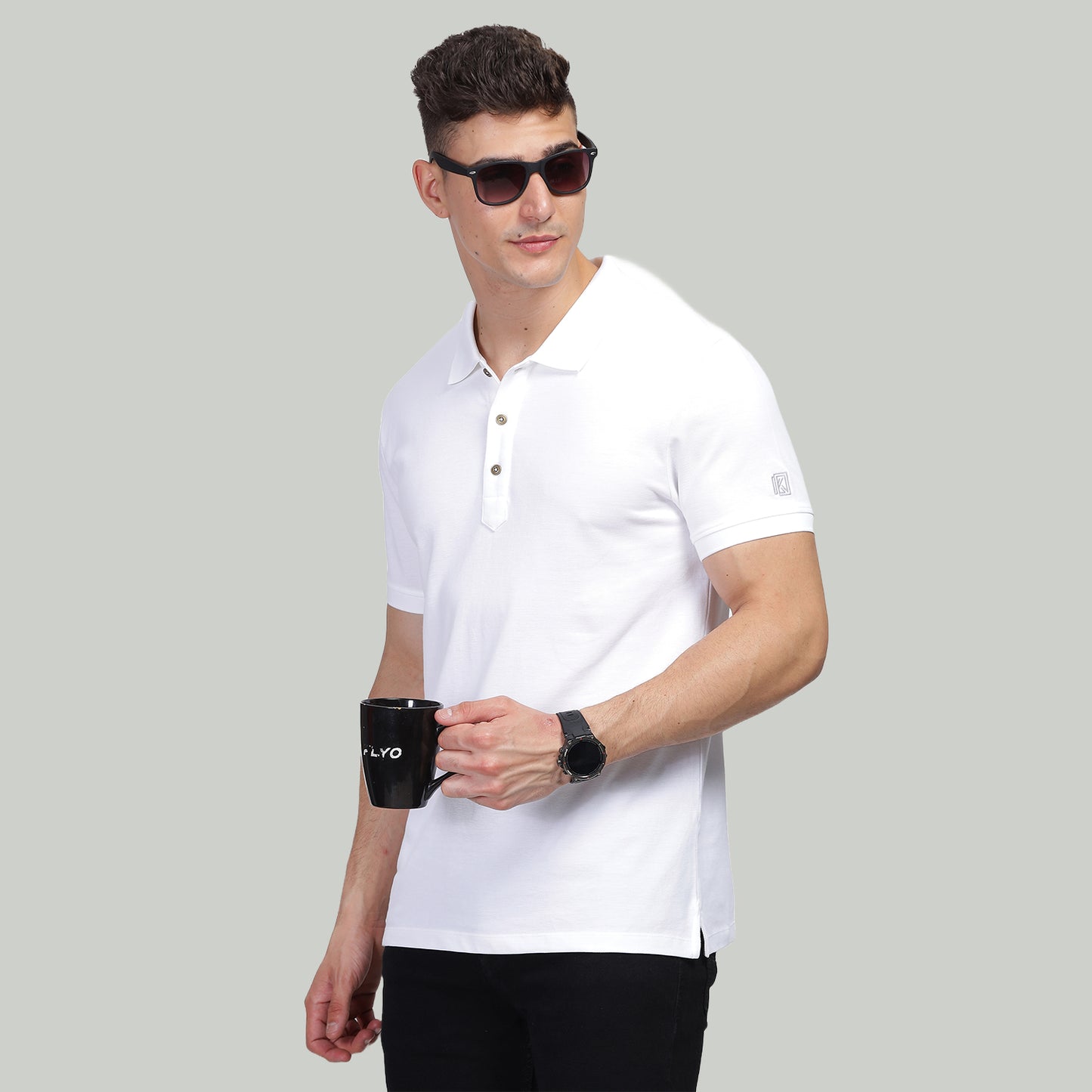 White Polo T-Shirt