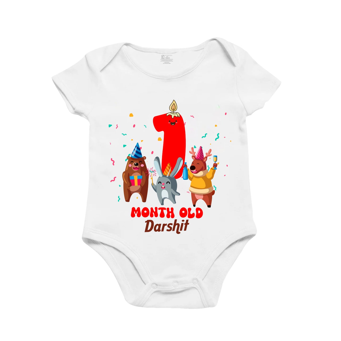 Infant monthly Birthday Bliss Onesie