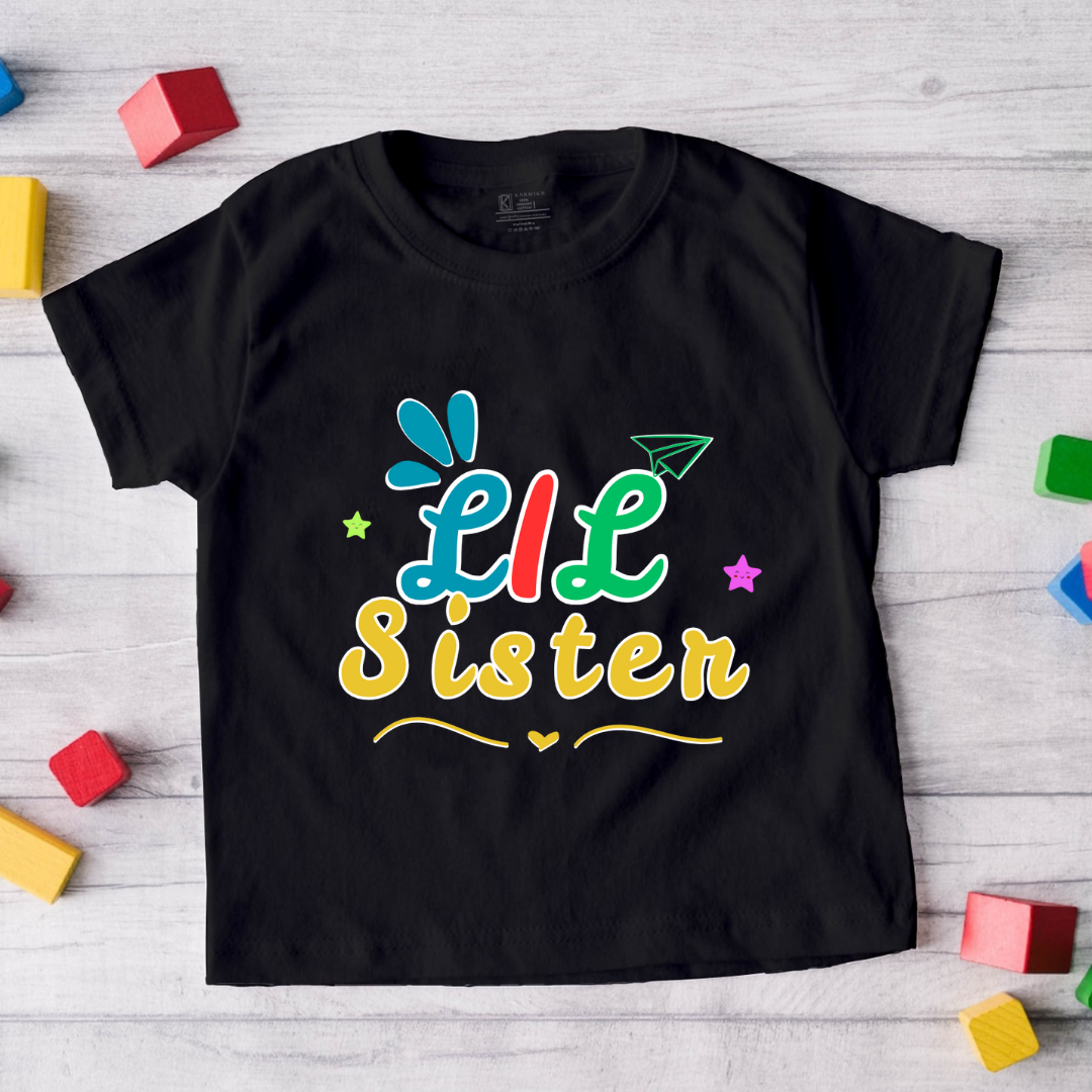 Rakhsha Bandhan as Little Sister_ Black tee