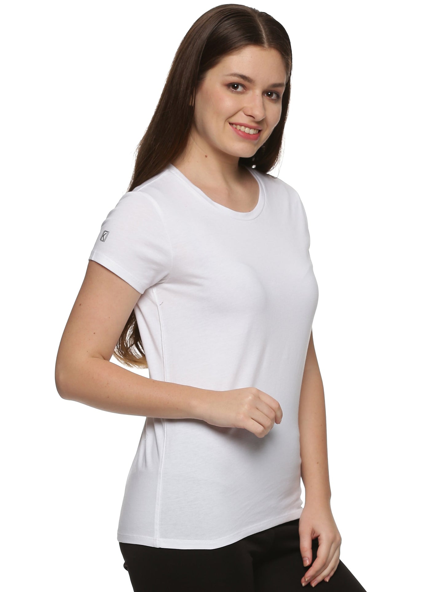 Women Round Neck Cotton Tee - Pack of 3