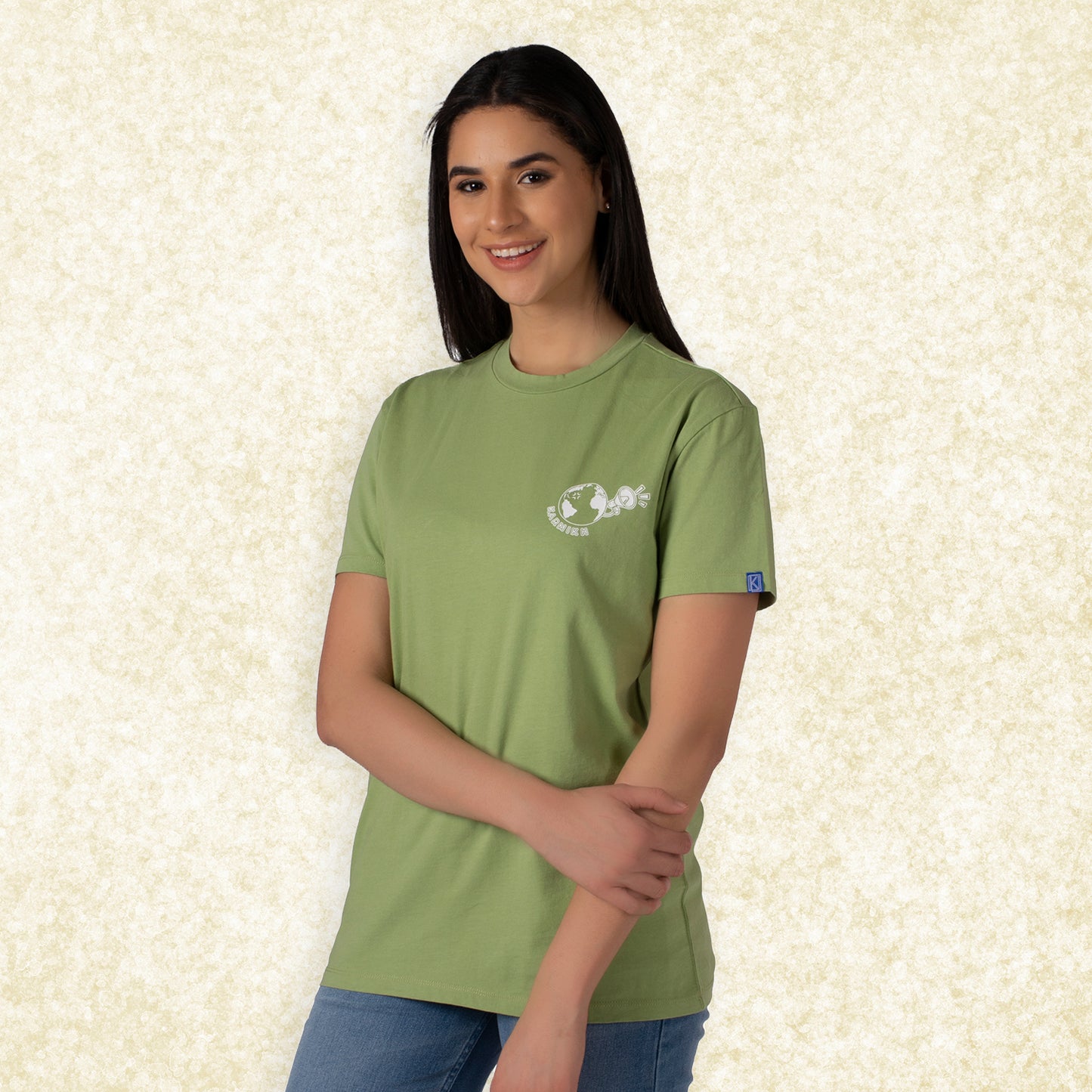 Women Drop-Shoulder Sleeves Premium Organic Cotton ECO T-Shirt
