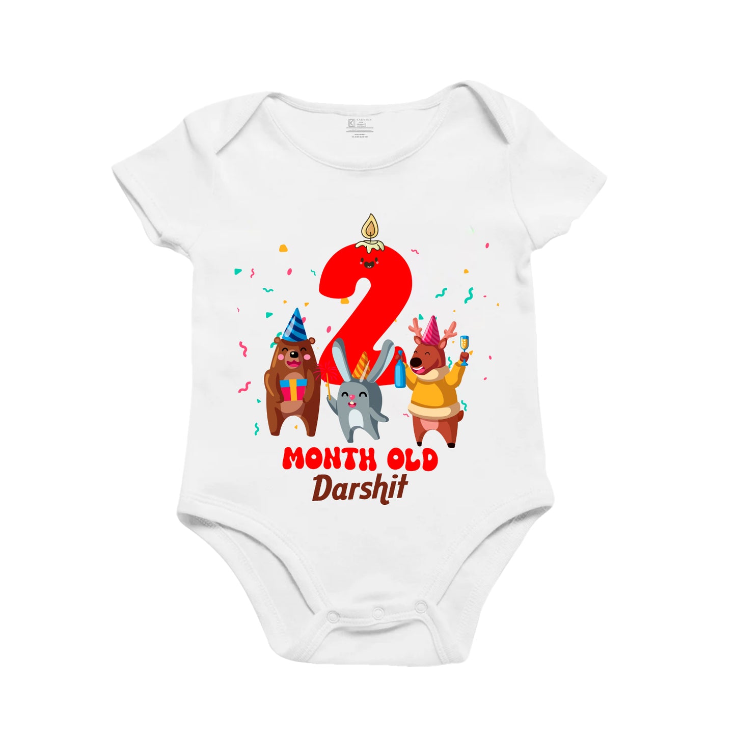 Infant monthly Birthday Bliss Onesie