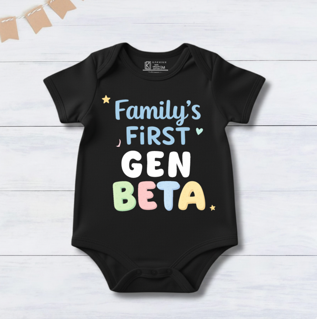 New Born & Baby Clothing | Family's First GEN BETA | Soft Cotton