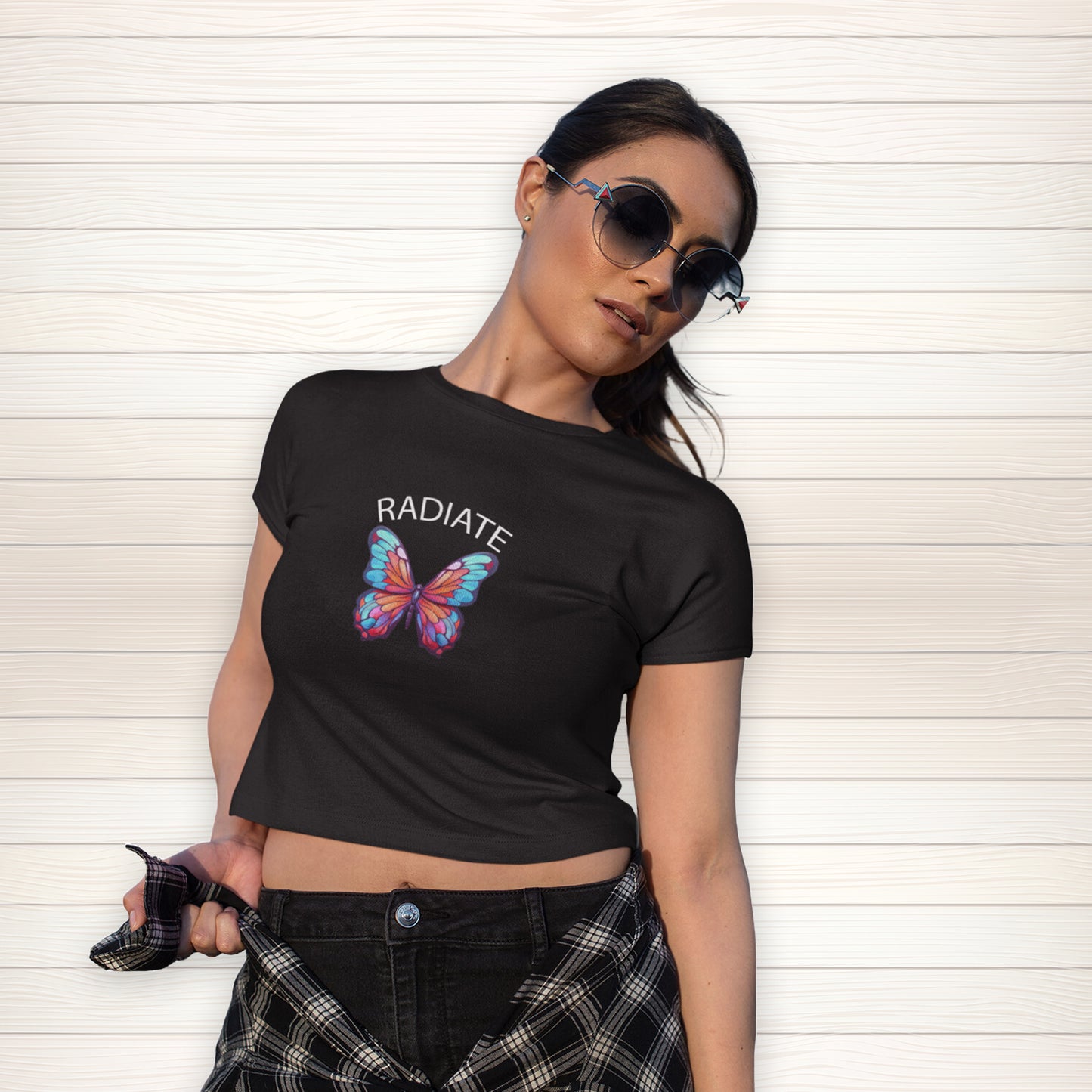 Radiate Crop Top Tee