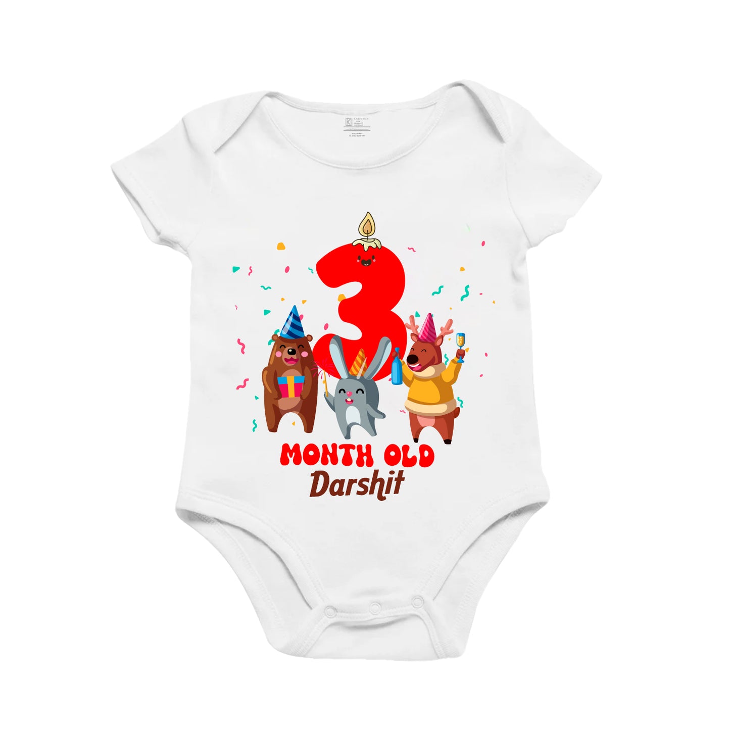 Infant monthly Birthday Bliss Onesie