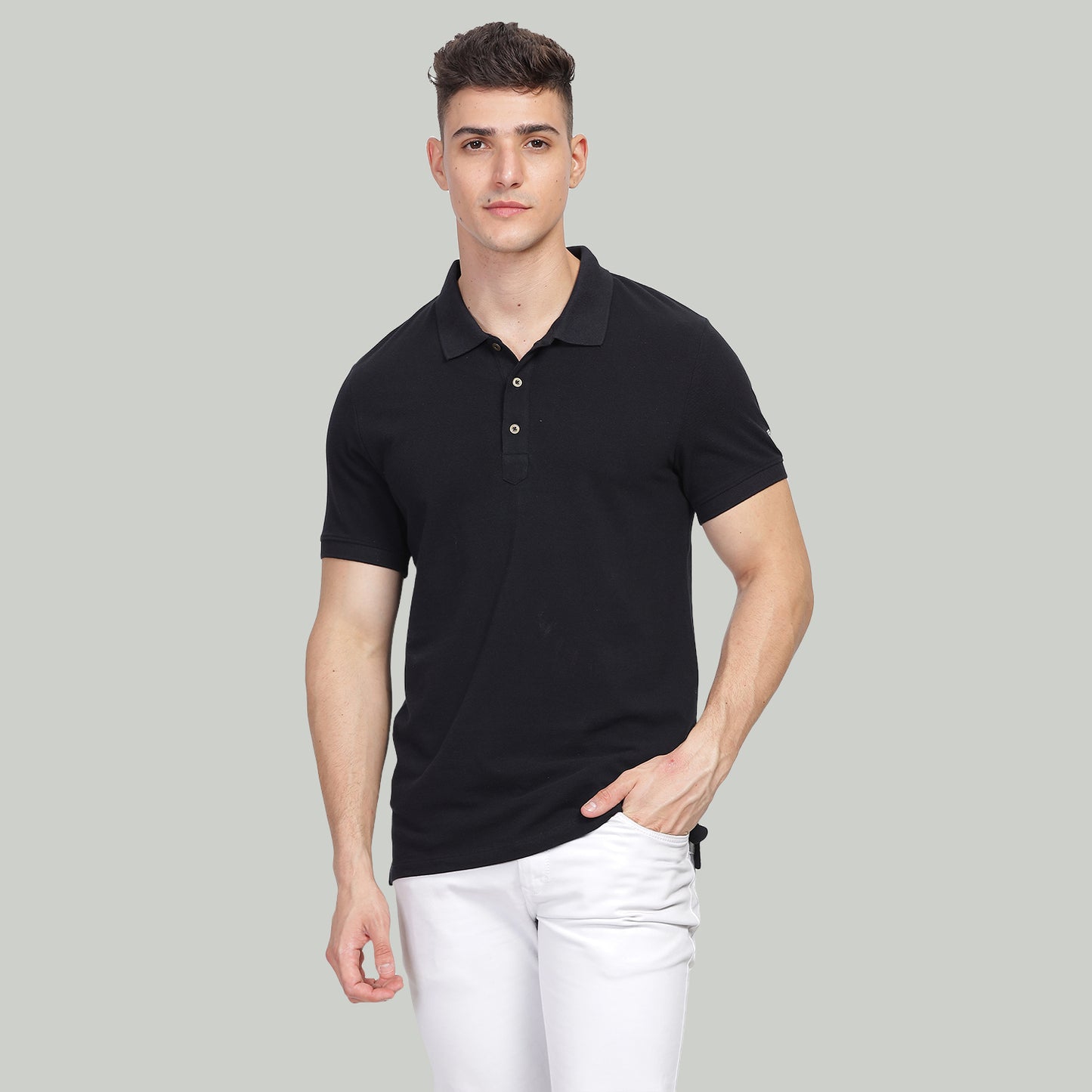 Black Polo T-Shirt