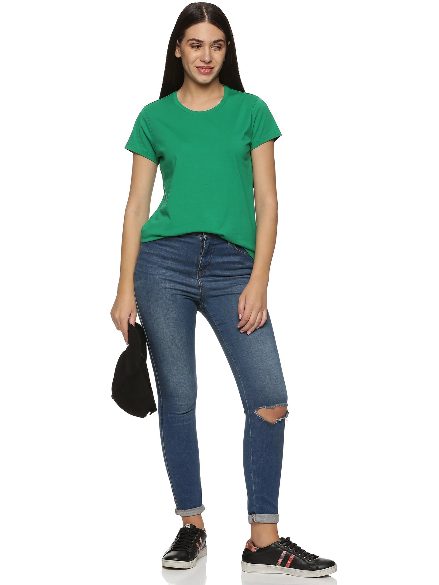 Women Round Neck Cotton Tee - Pack of 3