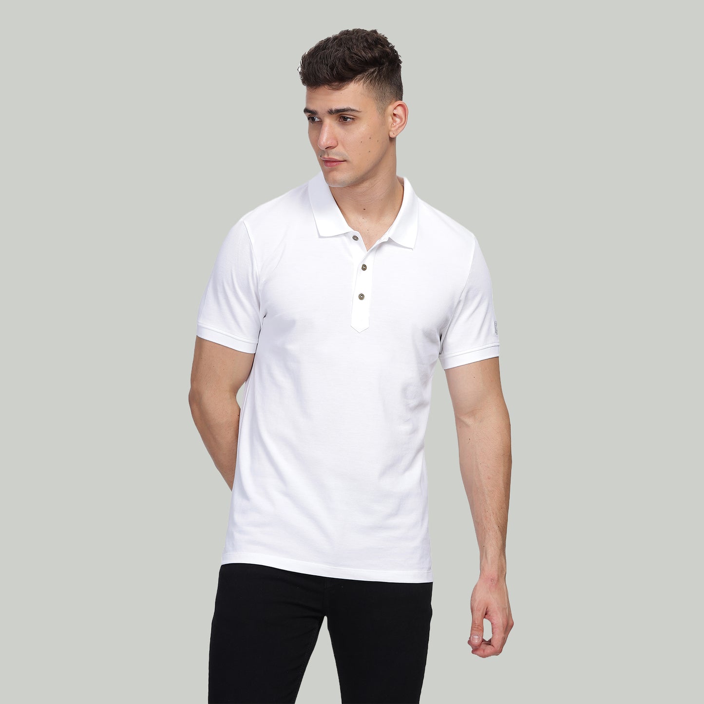 White Polo T-Shirt