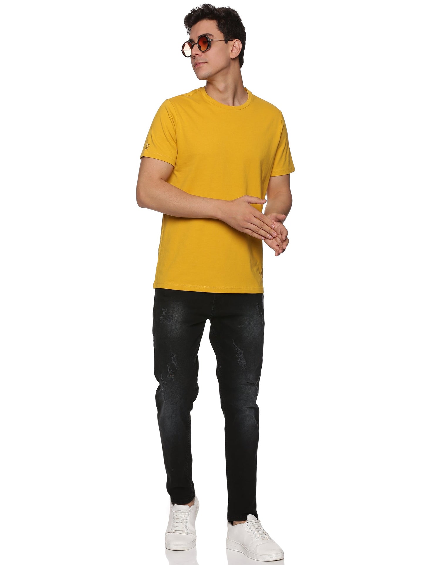 Men Round Neck Basic Organic T-Shirt - Pack Of 3 (Premium)