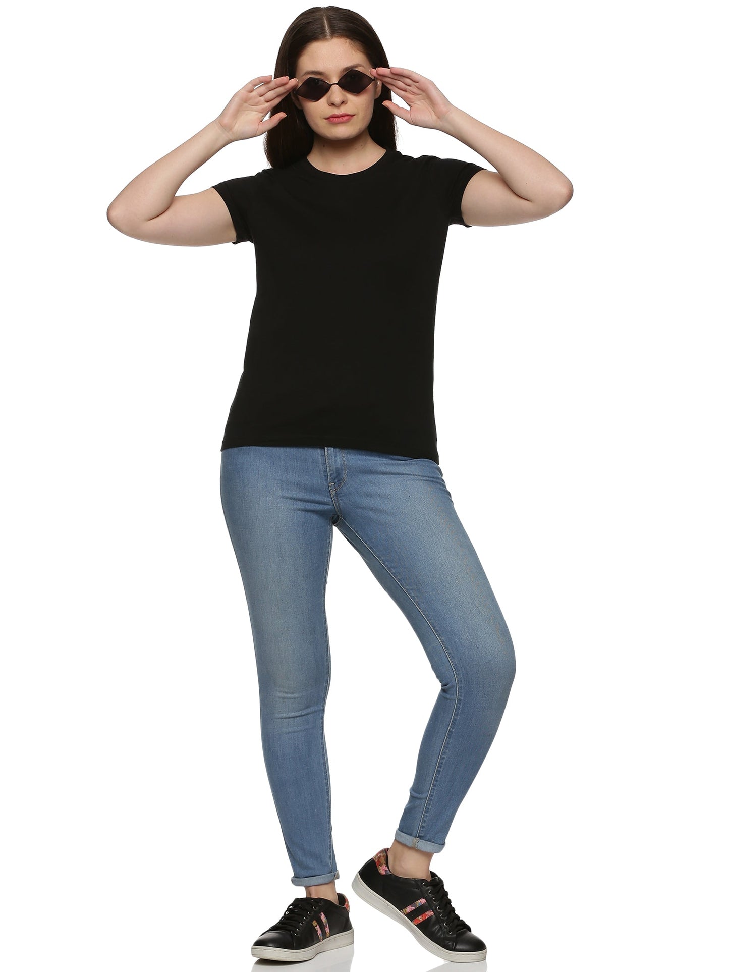 Women Round Neck Cotton Tee - Pack of 2