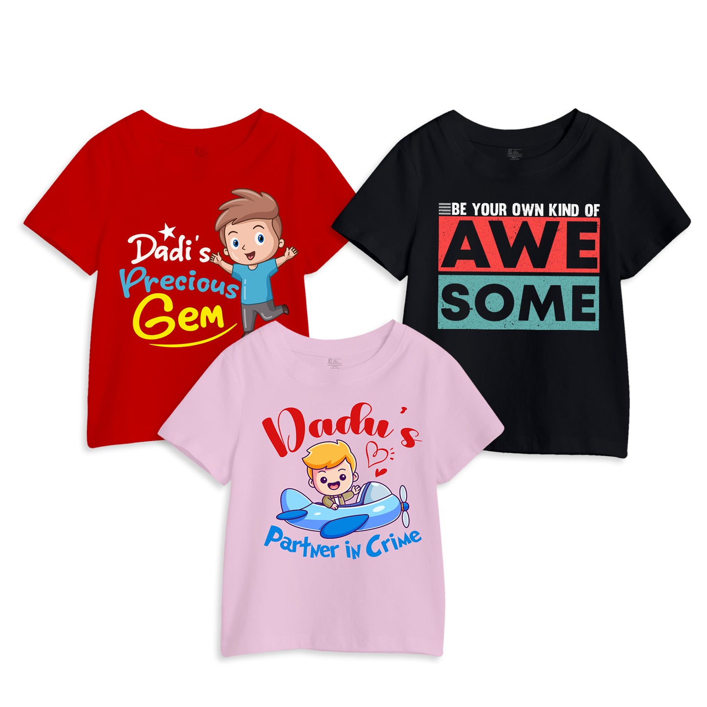 Infant t-shirt bundle_ Snug & Stylish trio