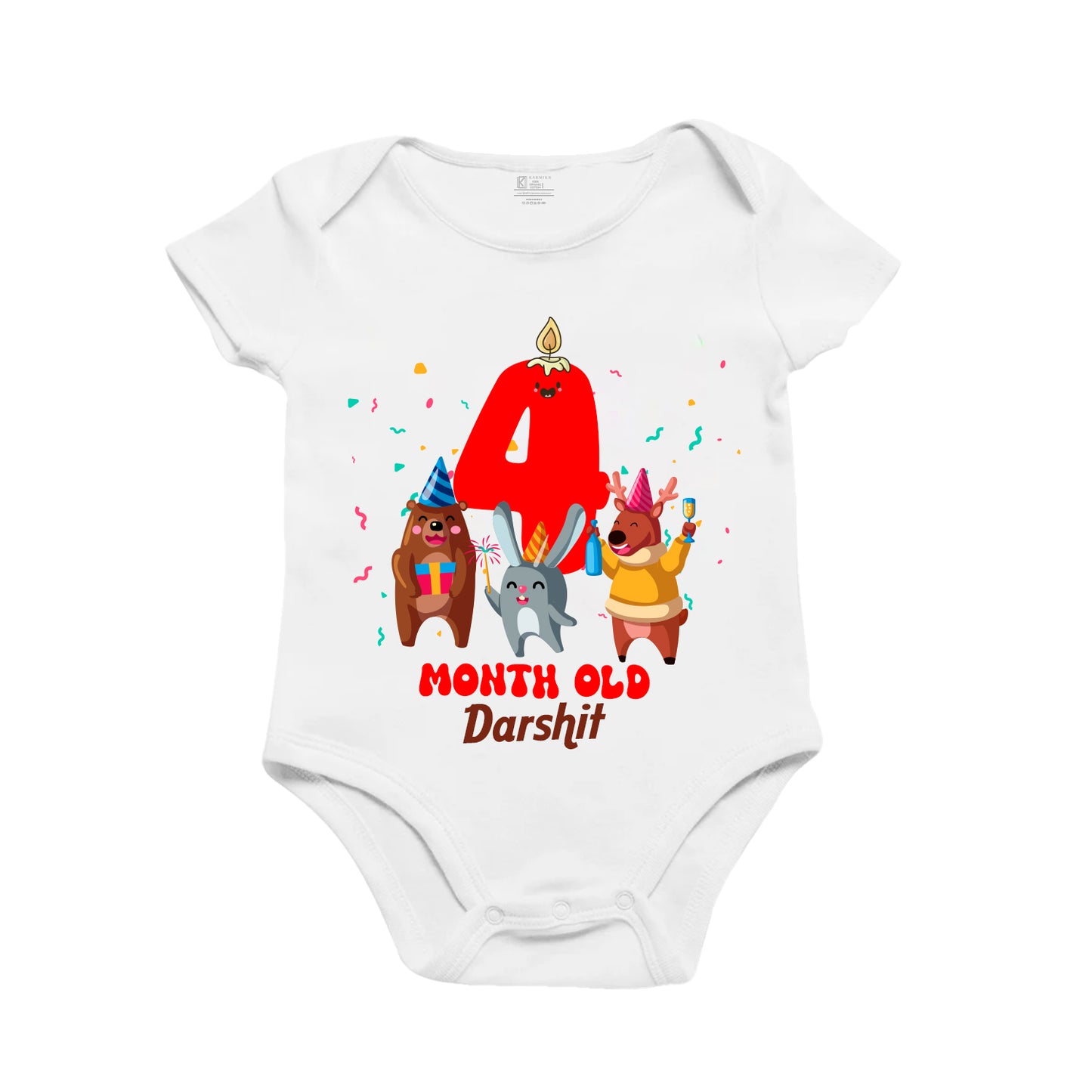 Infant monthly Birthday Bliss Onesie