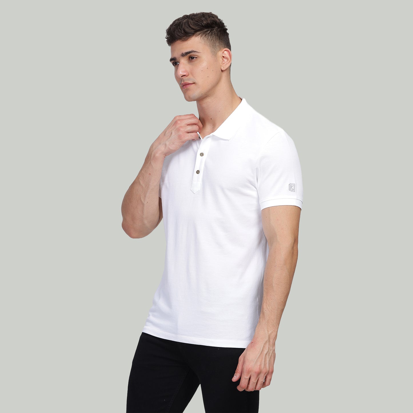 White Polo T-Shirt