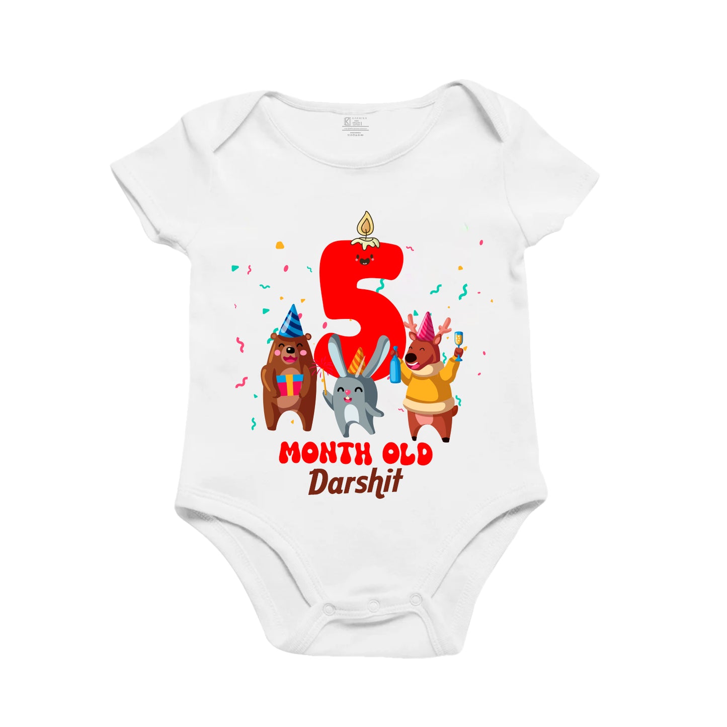 Infant monthly Birthday Bliss Onesie