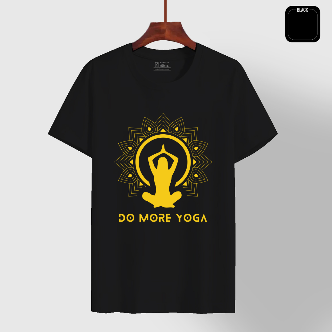 Do More Yoga_ Black tee
