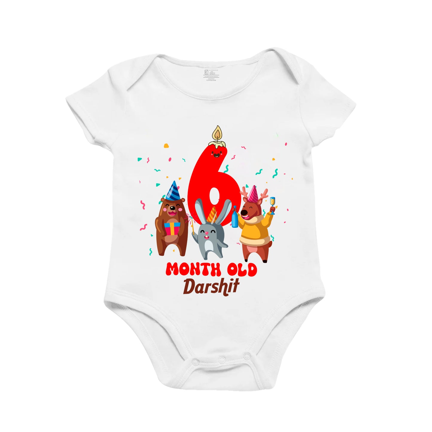 Infant monthly Birthday Bliss Onesie
