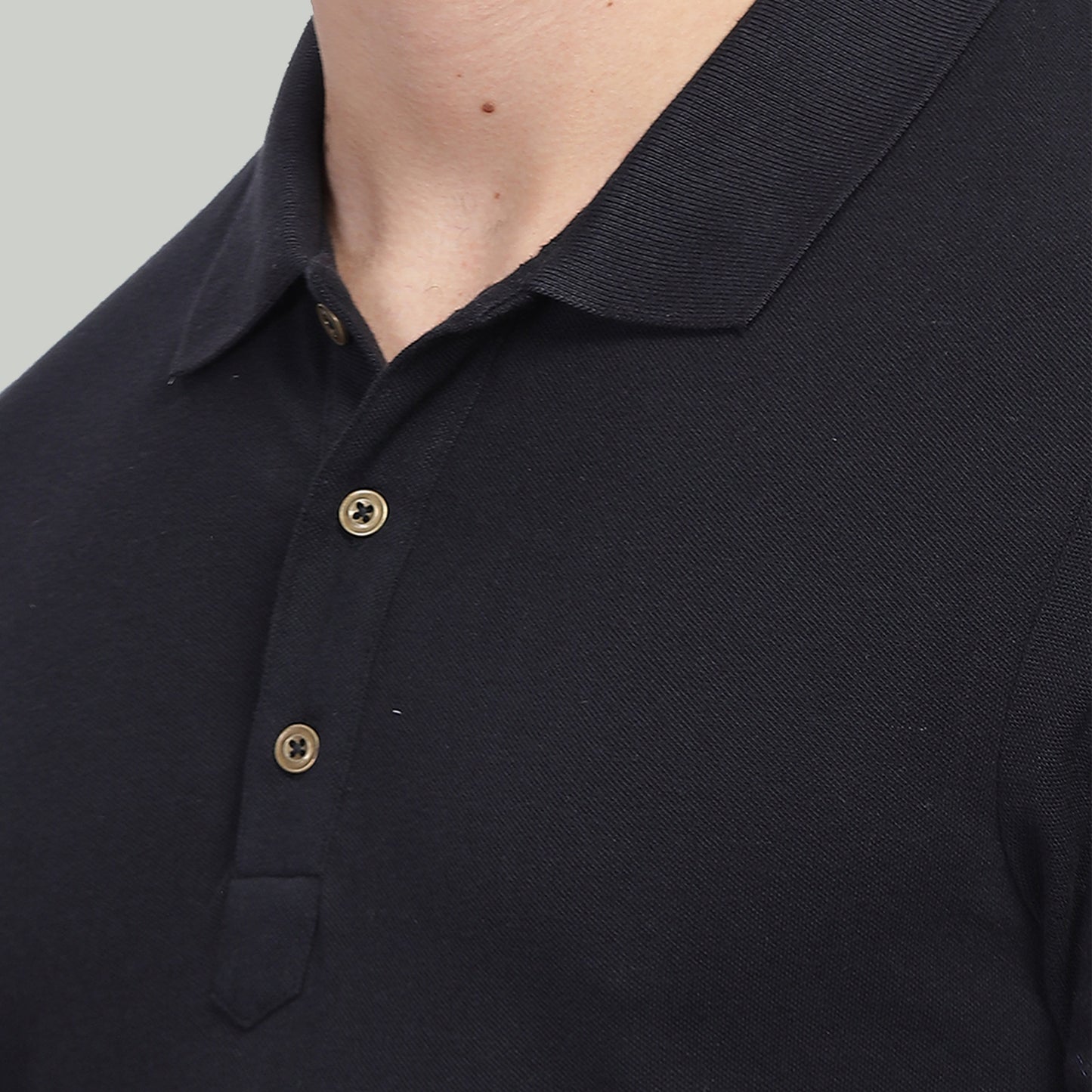 Black Polo T-Shirt
