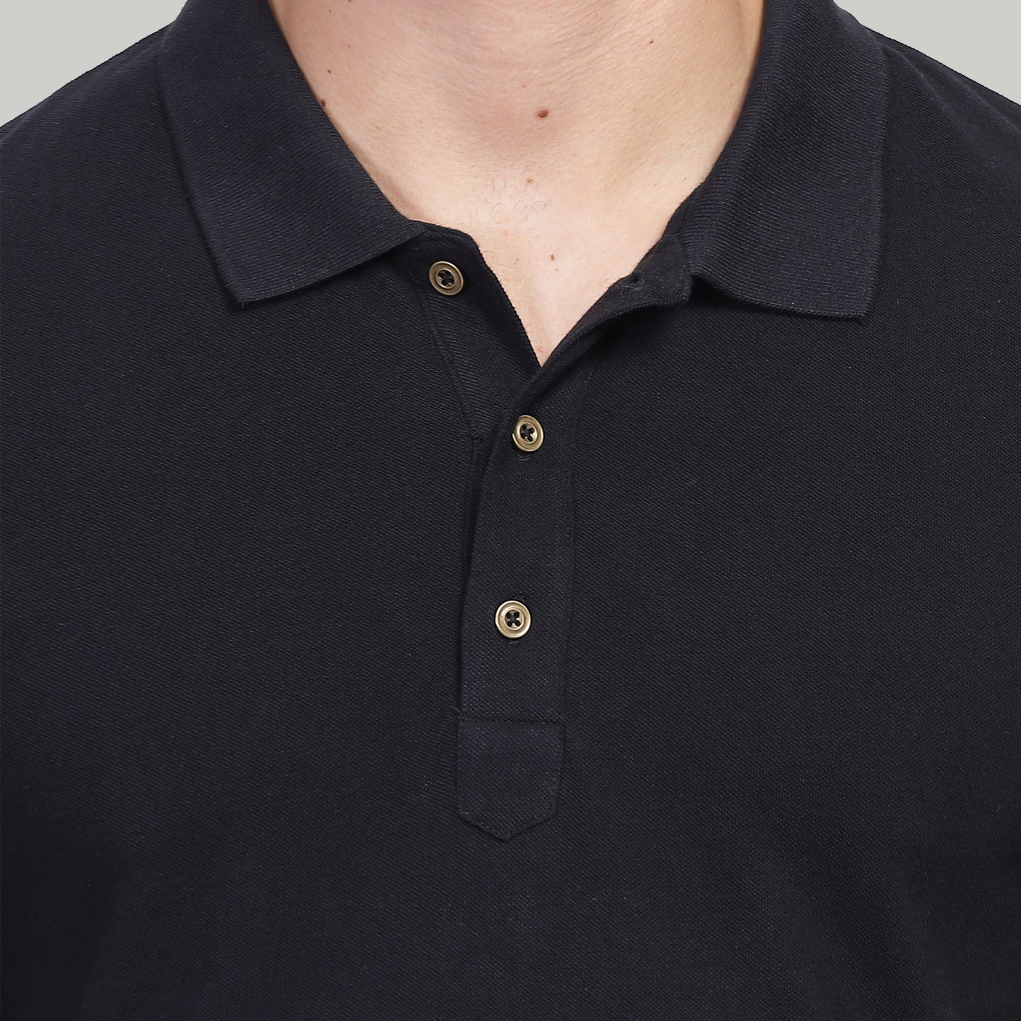 Black Polo T-Shirt