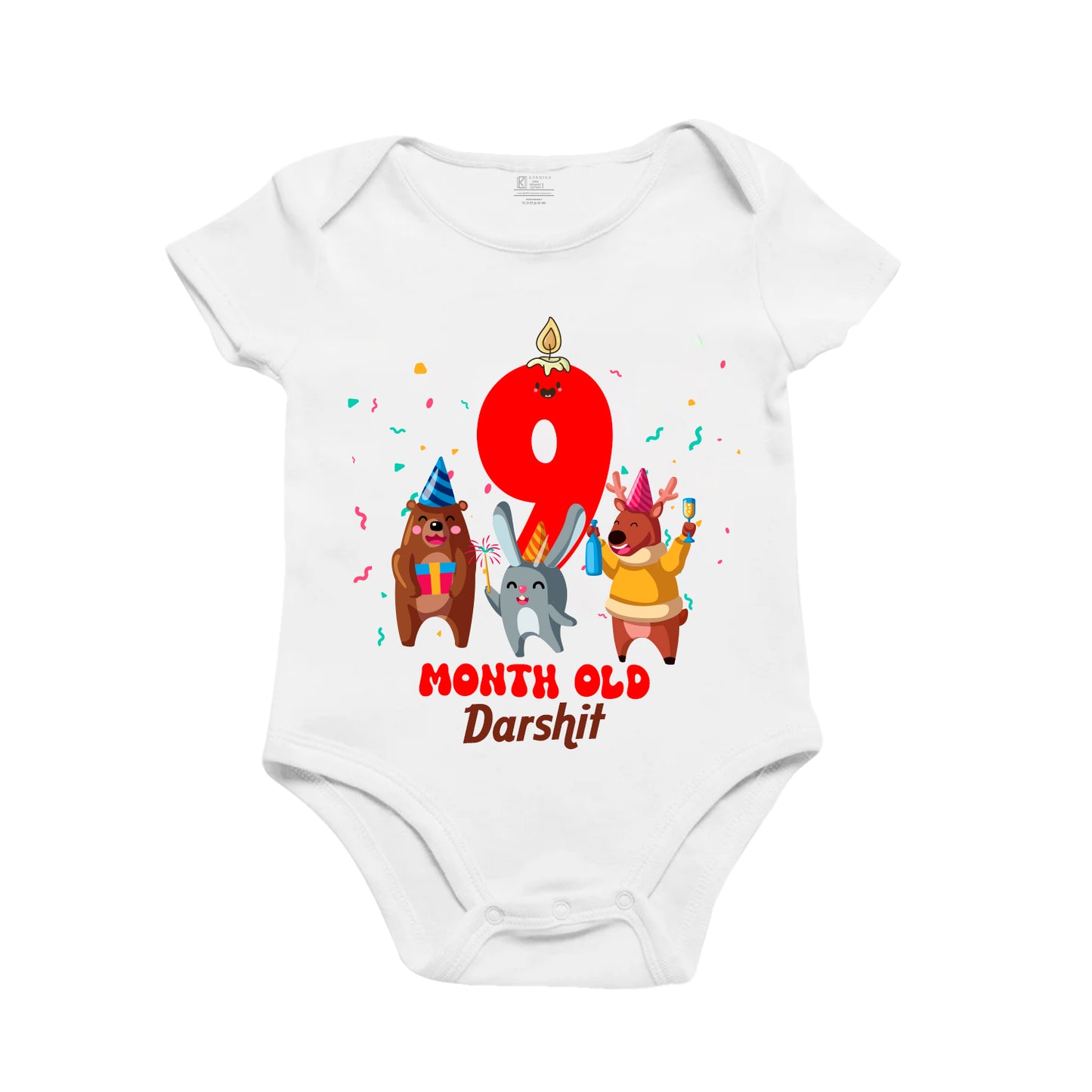 Infant monthly Birthday Bliss Onesie