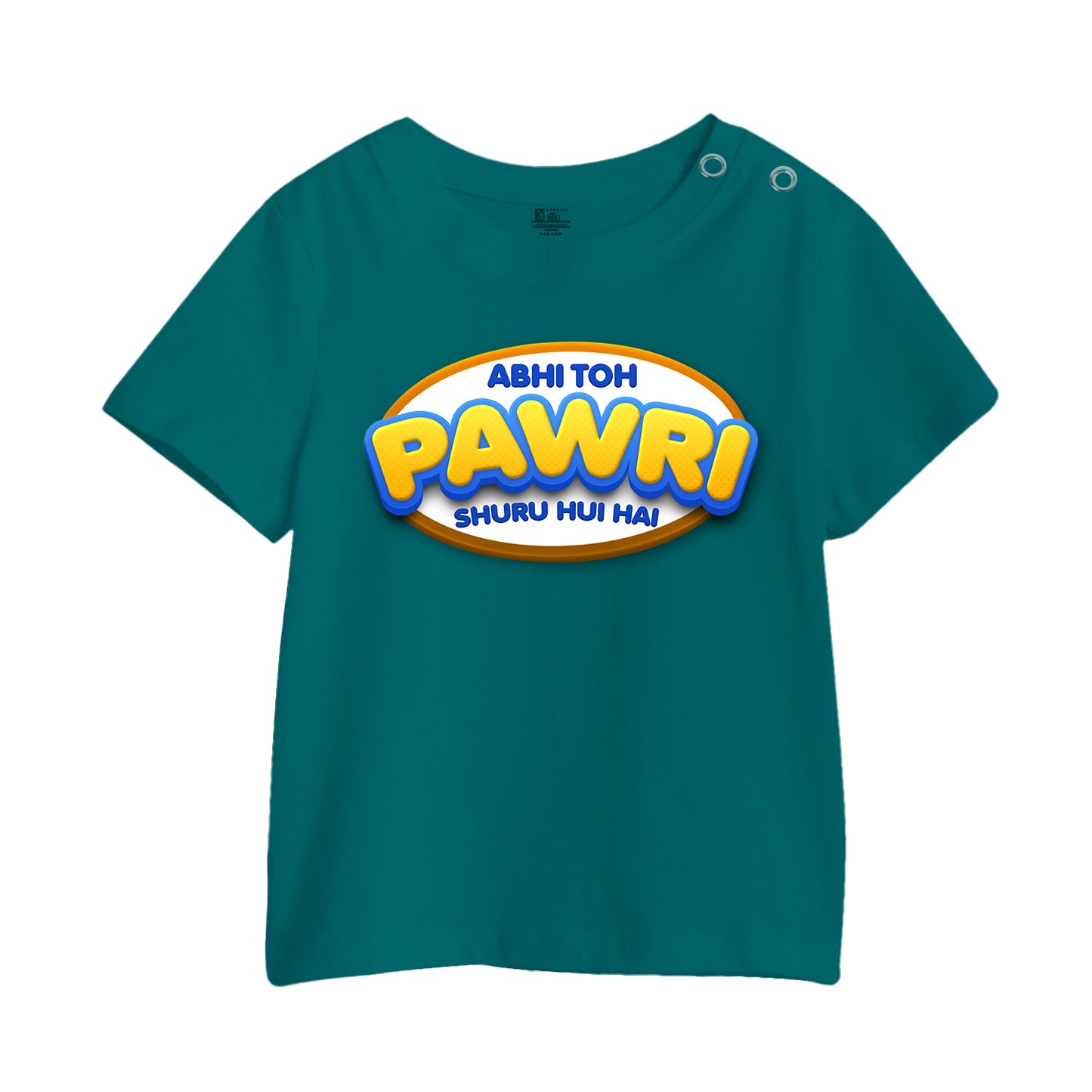 Abhi Toh Pawri Shuru Hui Hai Kids Printed T-Shirt