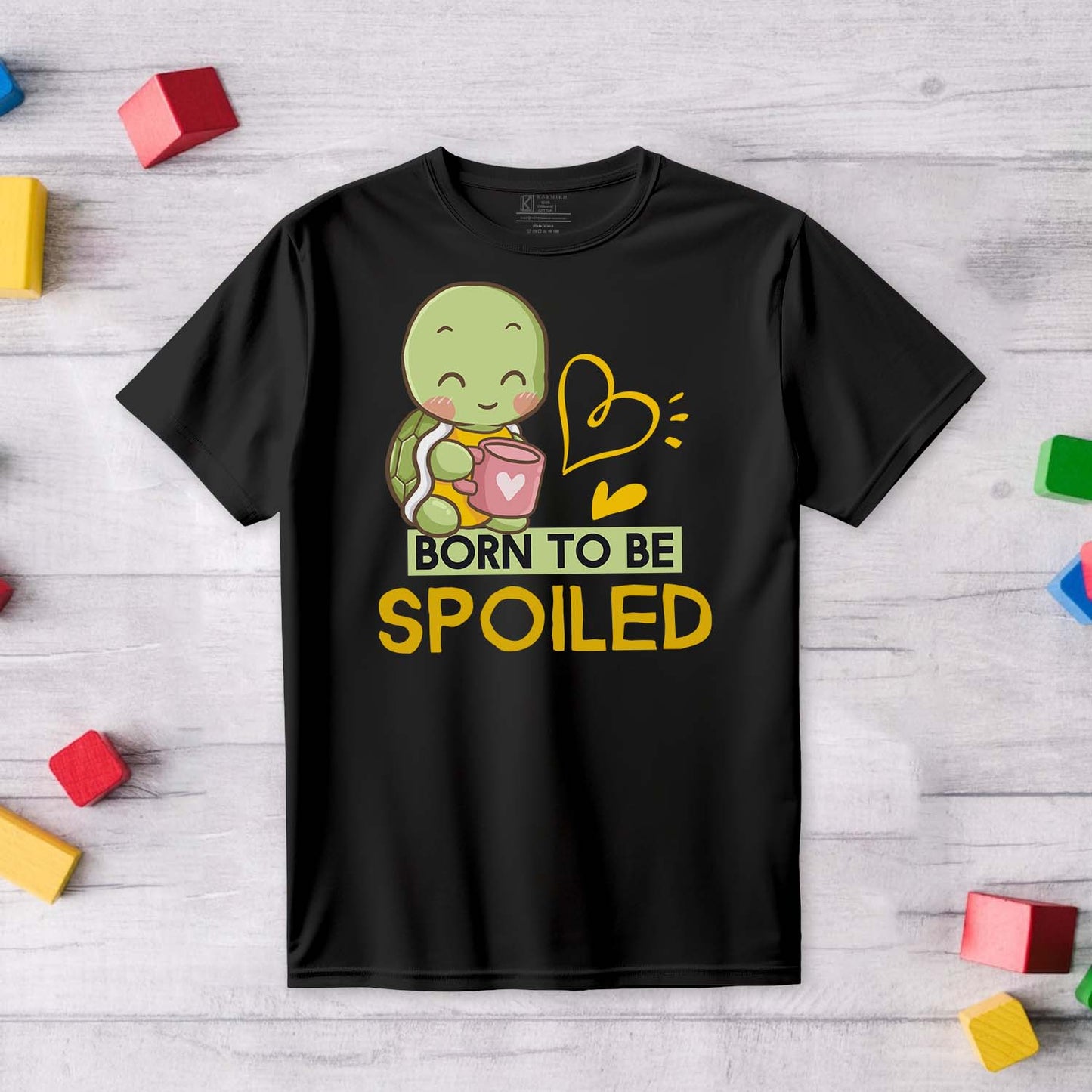 Born to be Spoiled Kids Printed T-Shirt