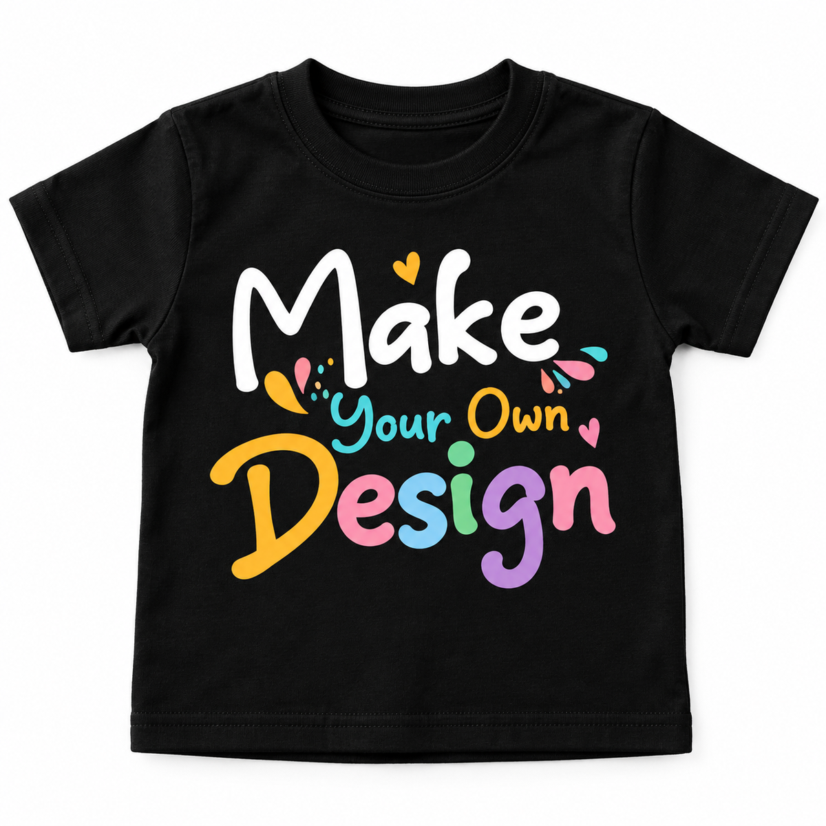 Customized t-shirt_ Black