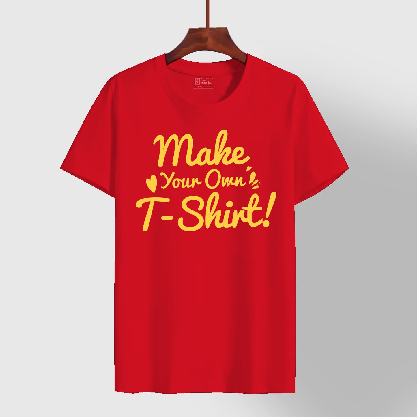 Customized Adult t-shirt_ red