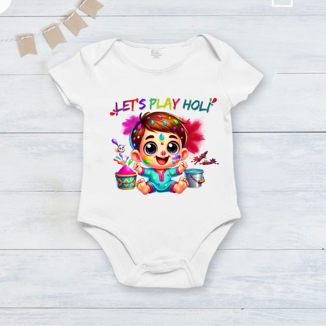 lets play Holi onesie