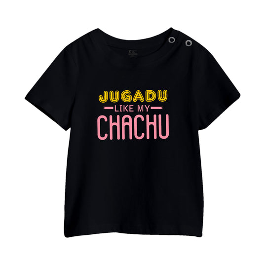 Jugadu Like My Chachu Kids Printed T-Shirt