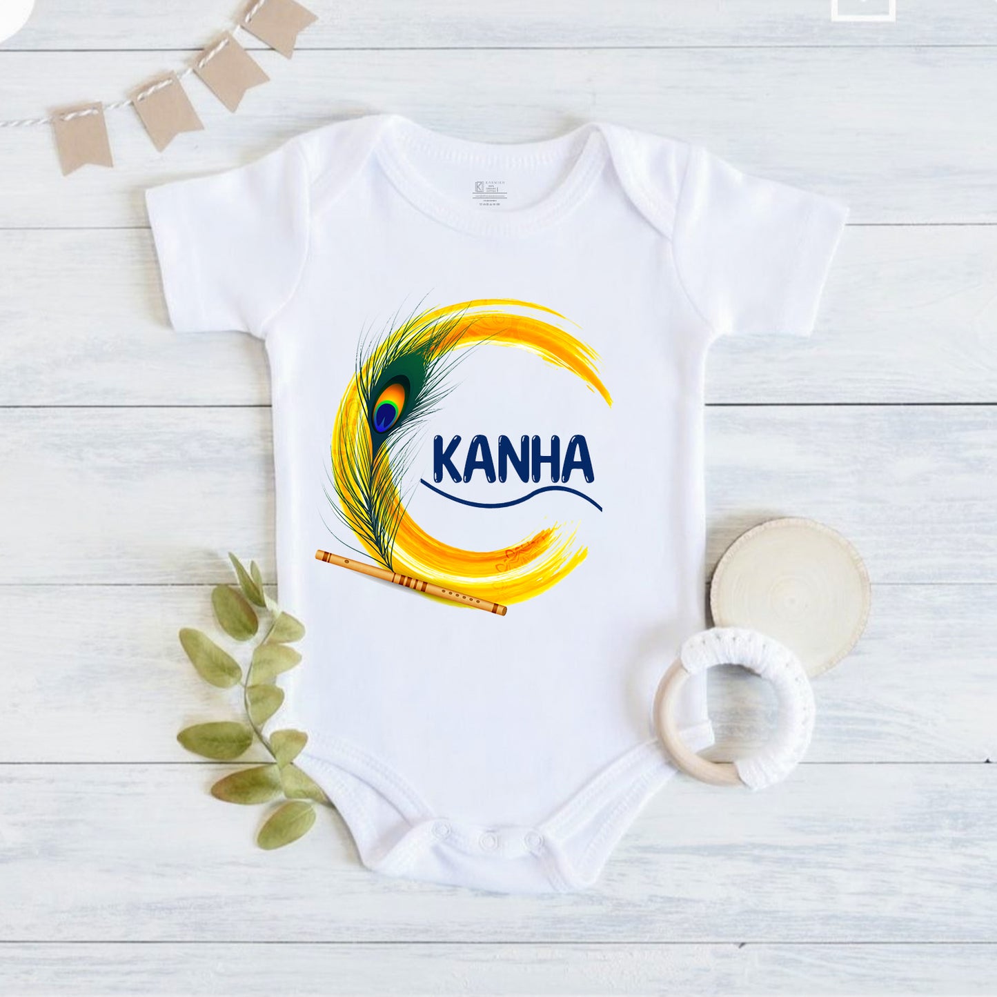 Kanha _White onesie