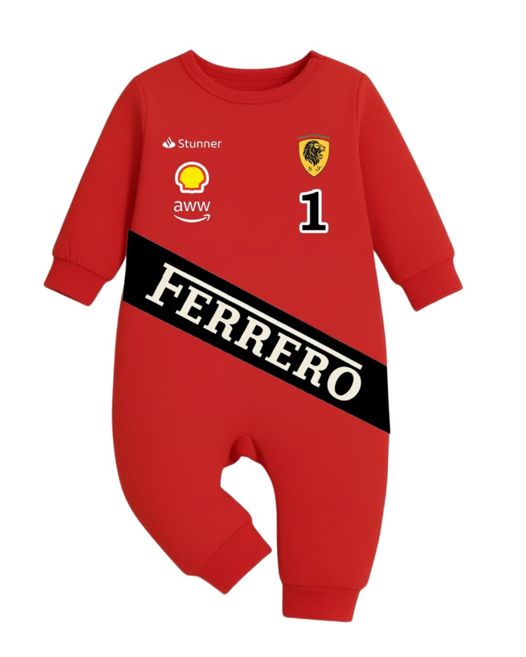Cute Racer Baby Photoshoot Outfit for Newborns & Infants