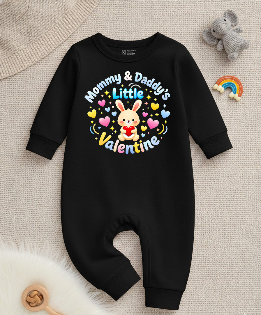 New Born & Baby Clothing | Mommy & Daddy's Little Valentine | Soft Baby Girl Cotton