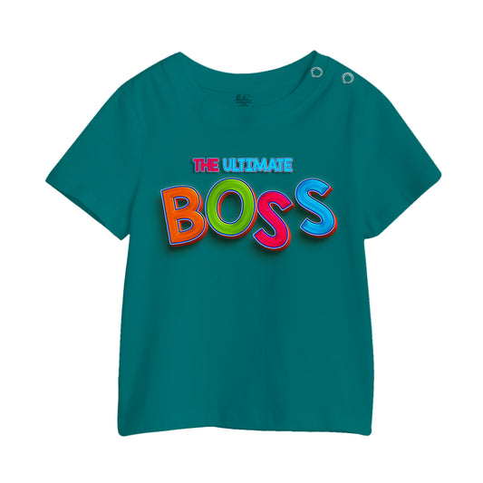 The Ultimate Boss Kids Printed T-Shirt