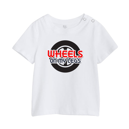 Wheels On My Legs Kids Printed T-Shirt