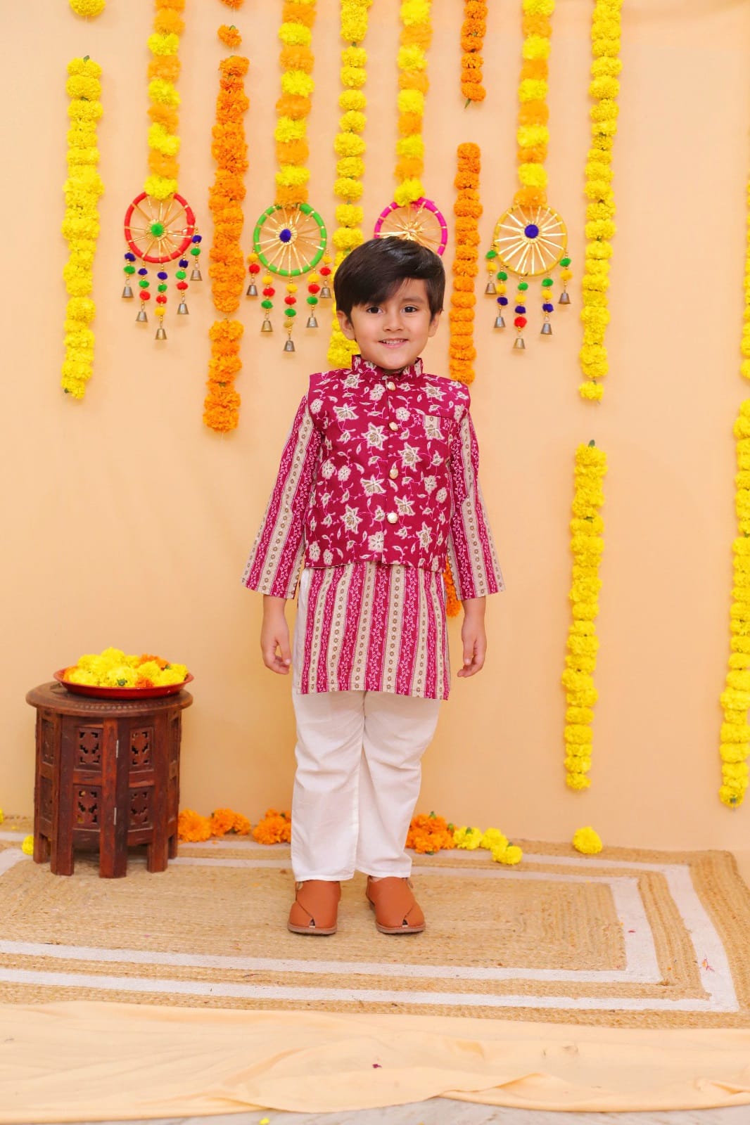 Ethnic Wear Boy With Jacket 2