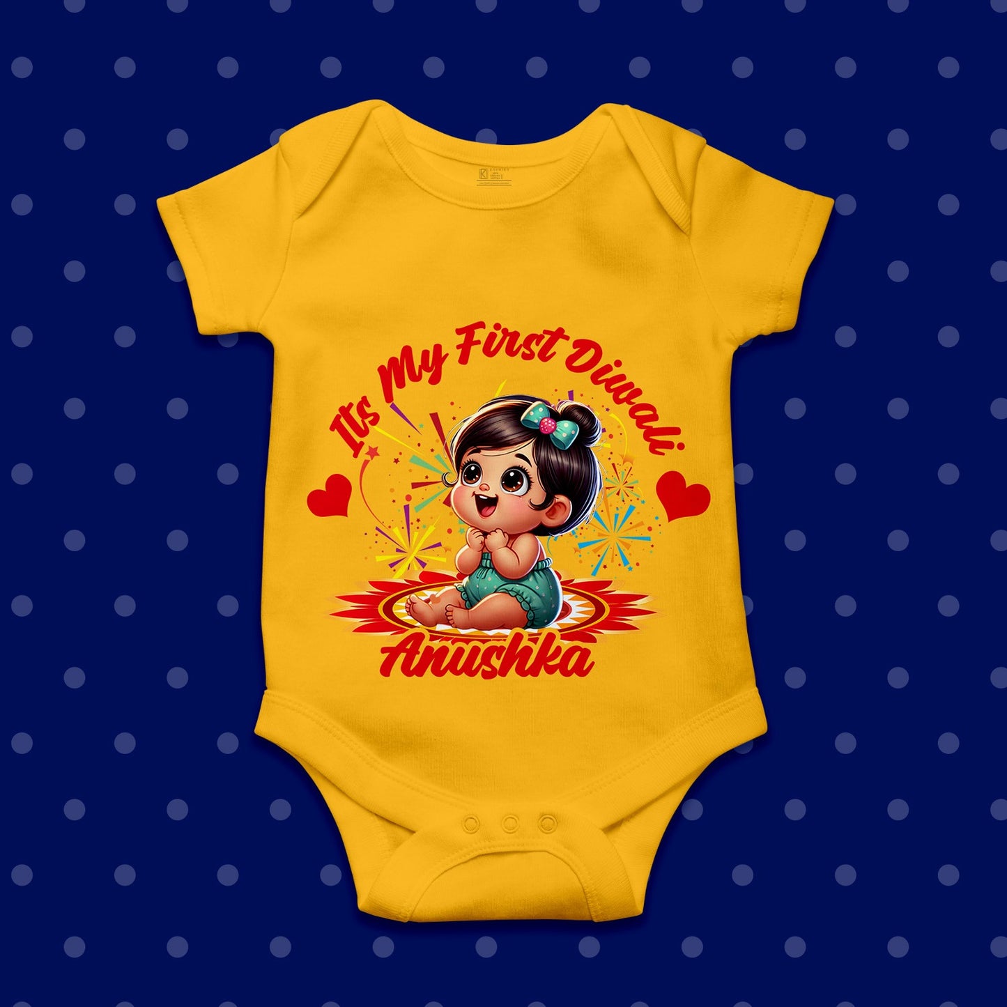 My First Diwali Yellow 4