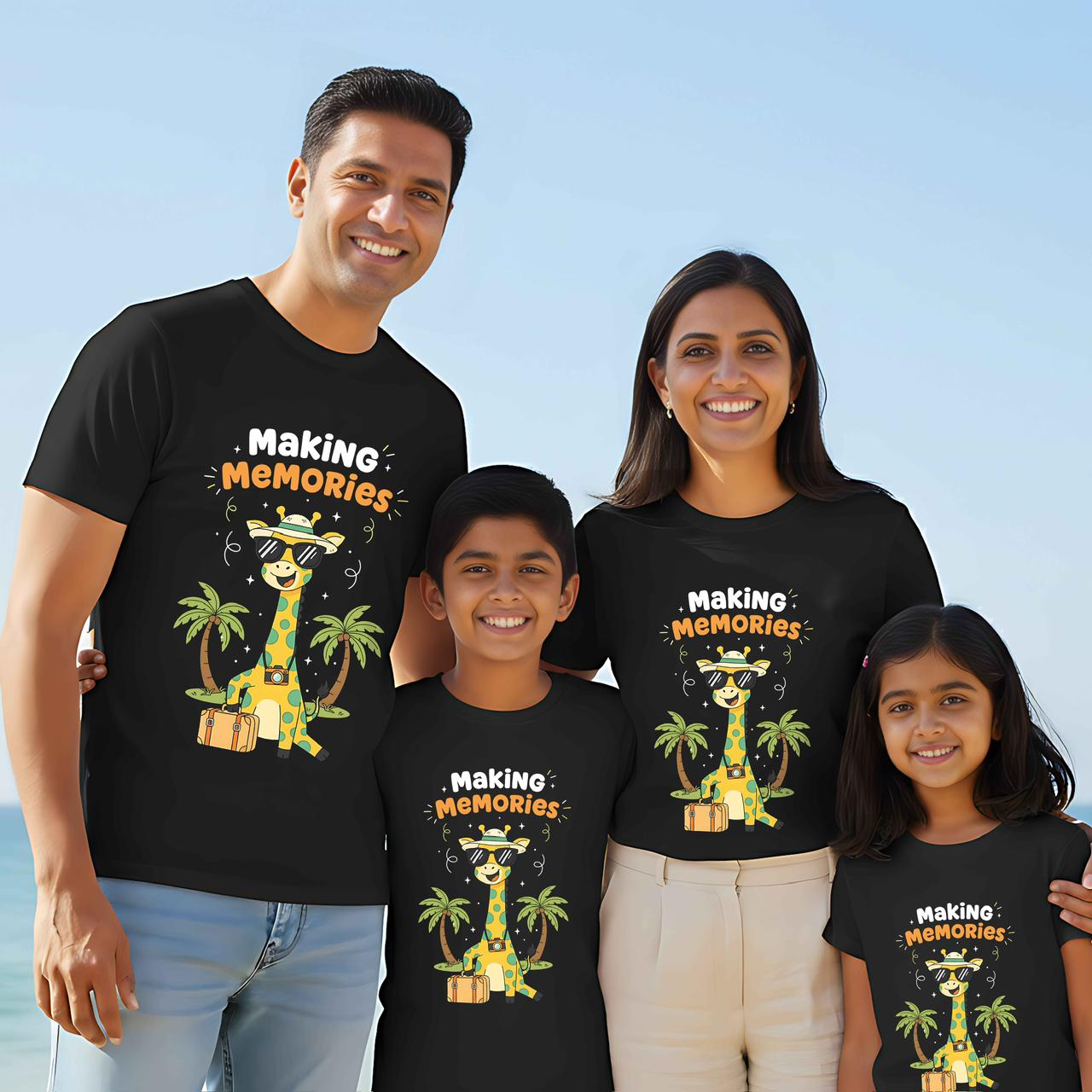 Making Memories Total Family Twinning Black T-shirt