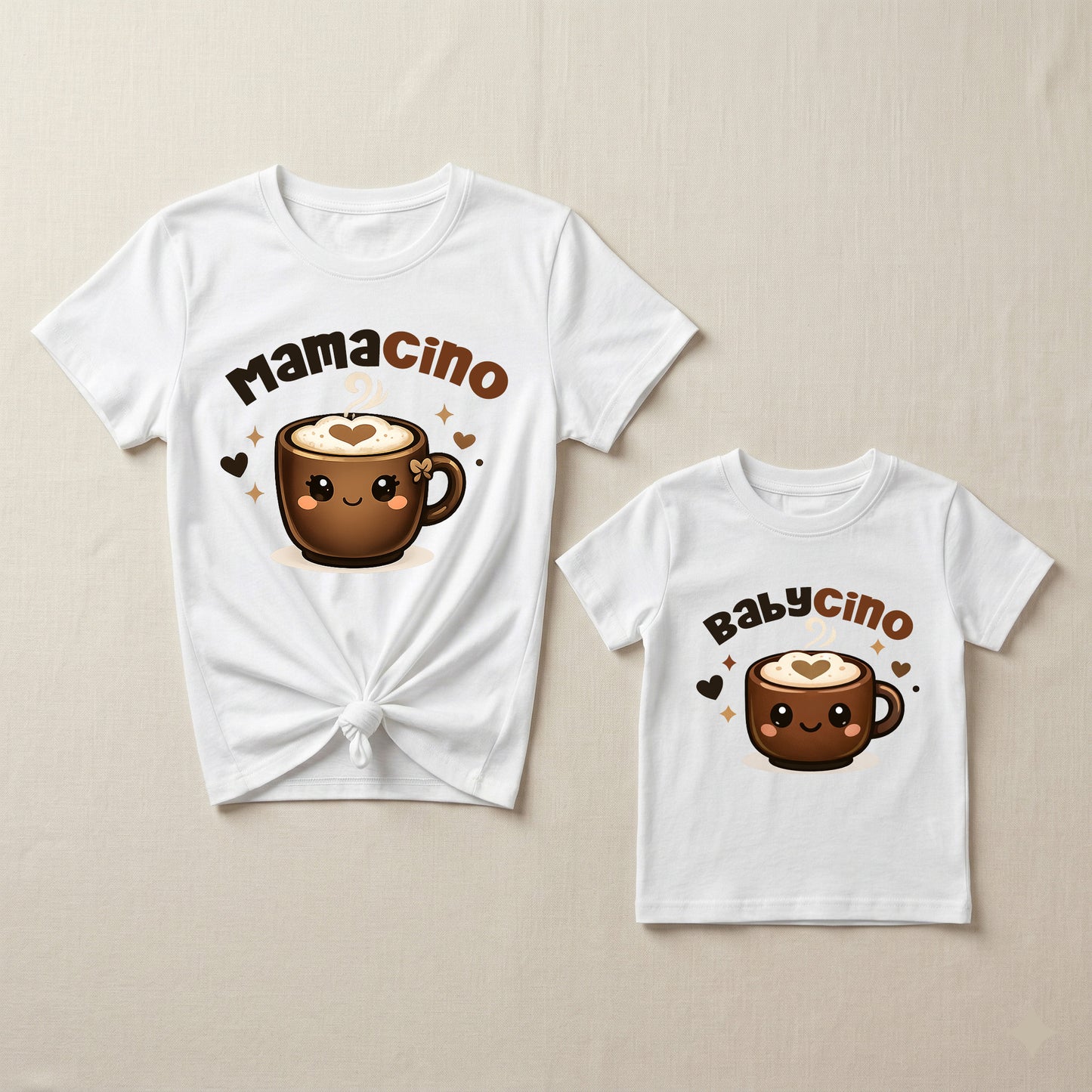 New Born & Baby Clothing | BabyCino & Mamacino | Soft Cotton Combo T-shirt