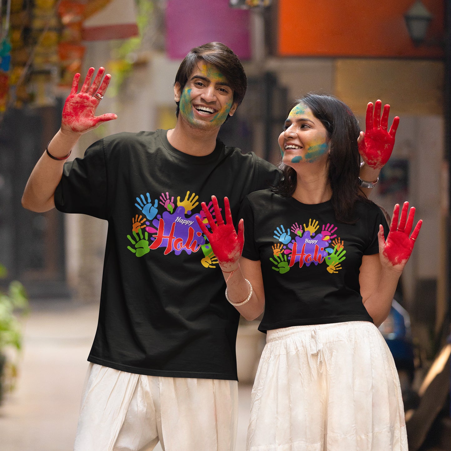 Combo Happy Holi Tee
