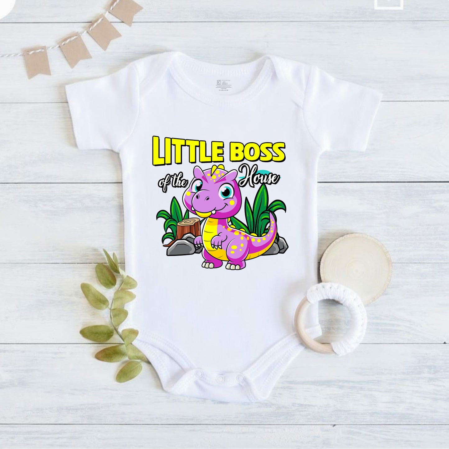 New Born & Baby Clothing | Little Boss Of The House | Soft Cotton