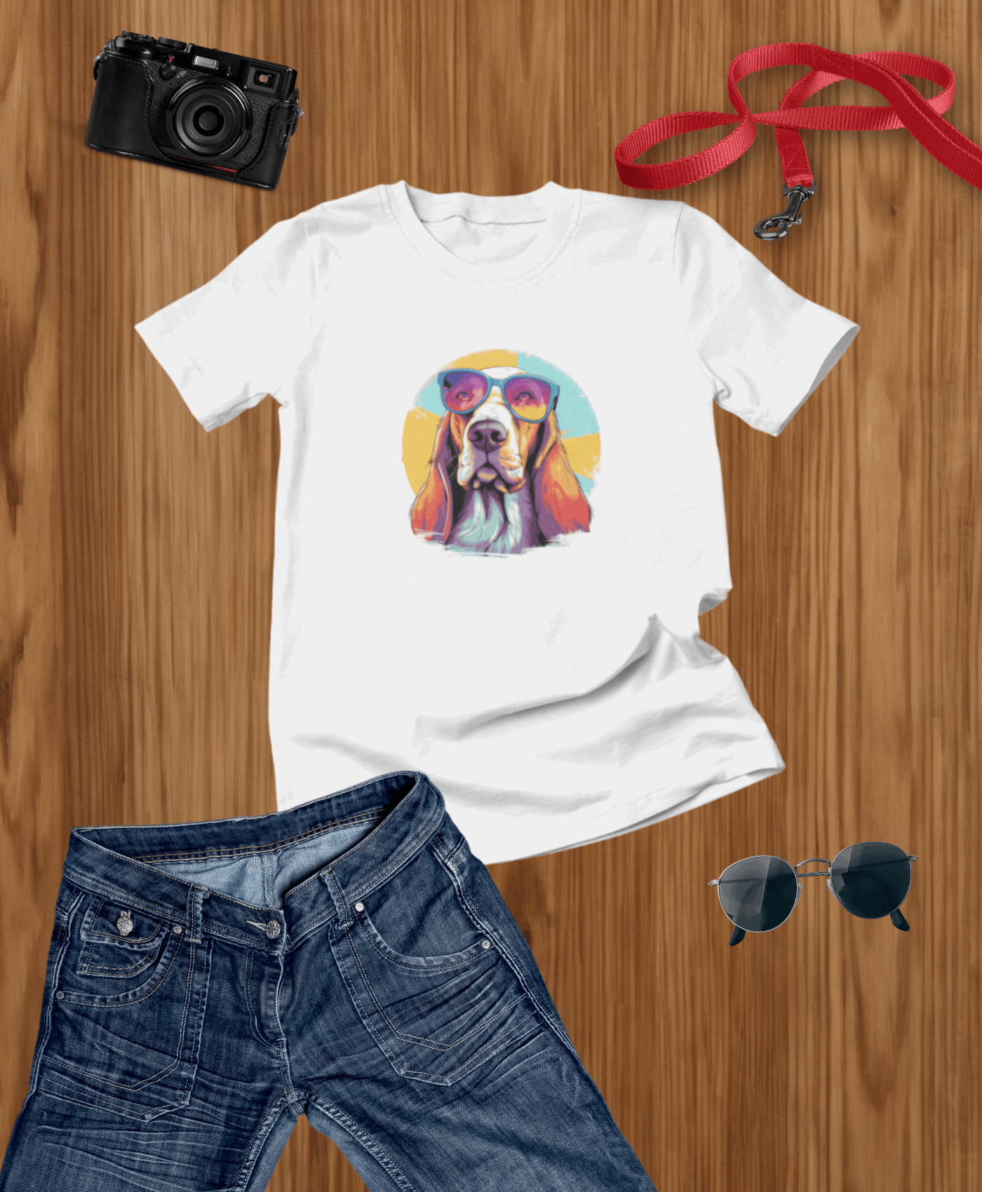 Dog Lover Themed White T-shirt