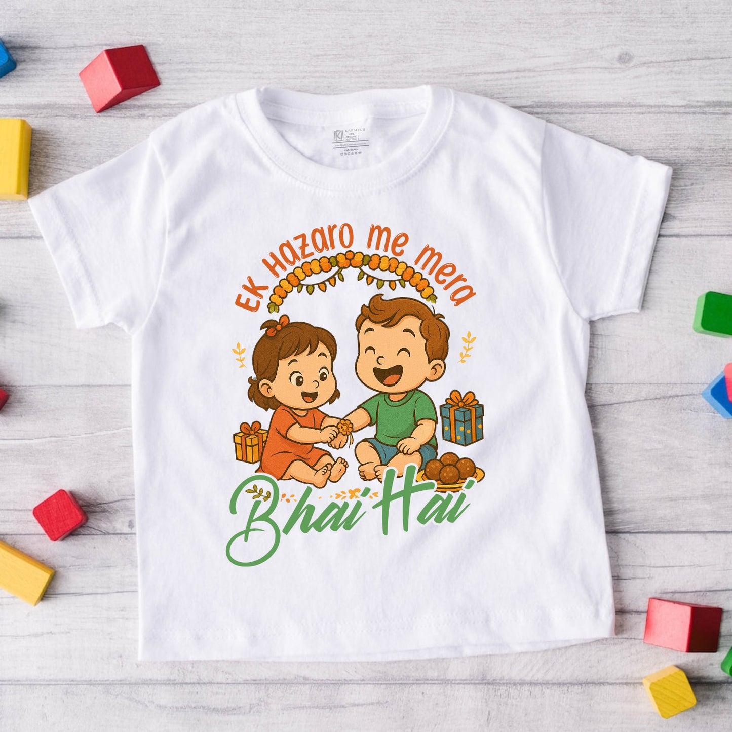 Ek Hazaro Mai Mera Bhai Hai _White tee