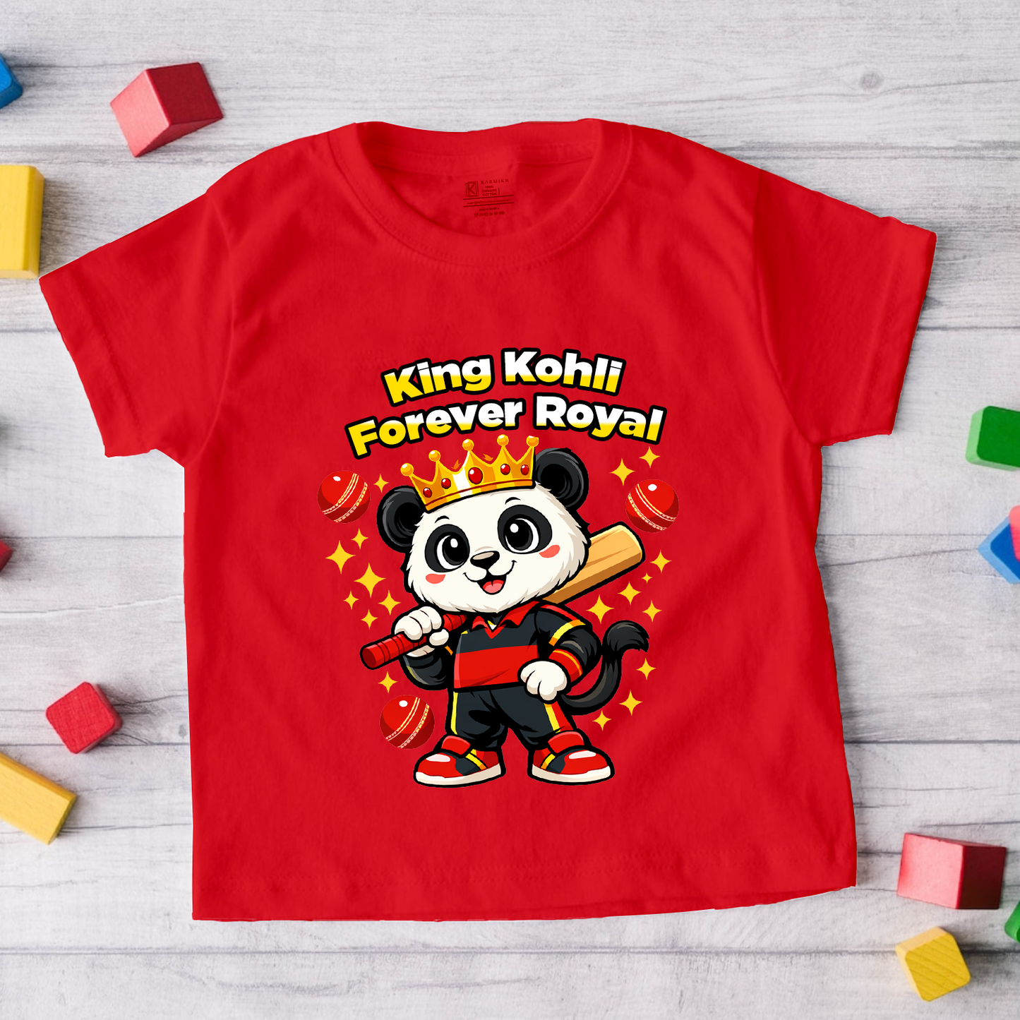 New Born & Baby Clothing | King Kohli Forever Royal | Soft Cotton T-shirt